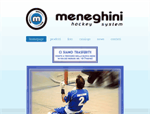 Tablet Screenshot of meneghinihockeysystem.it